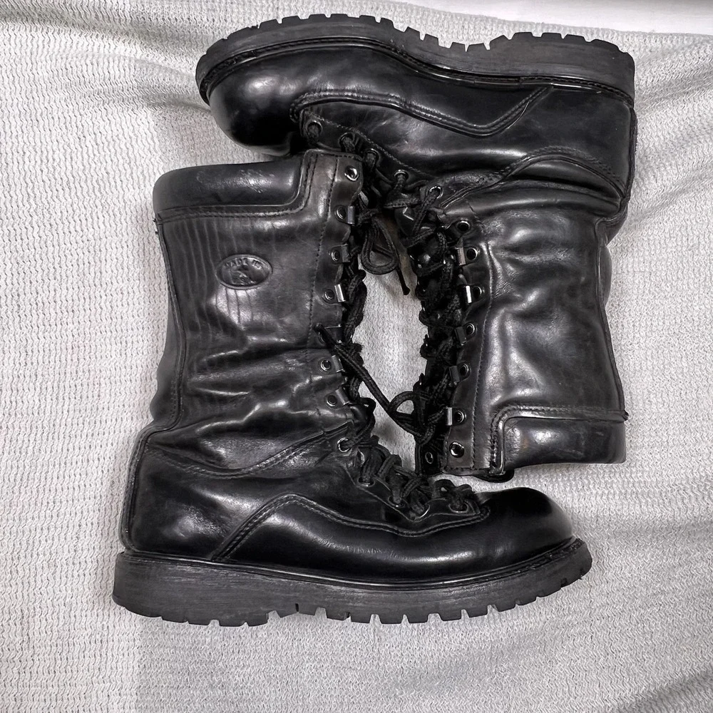 MATTERHORN 1950 Vintage Womens 8 M Gore-Tex Vibram Thisulate Black Leather Boots